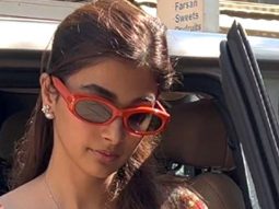 Pooja Hegde looks absolutely cute in a floral crop top and skirt