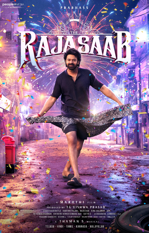 Prabhas announces Maruthi-directed entertainer The Raja Saab, see first look