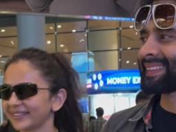 Rakul Preet Singh & Jackky Bhagnani get clicked together at the airport
