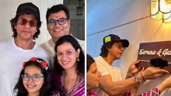 Shah Rukh Khan joins COO Gaurav Verma for housewarming ceremony; see pics
