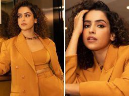 Sanya Malhotra is exuding major boss woman energy in yellow pantsuit