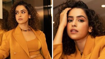 Sanya Malhotra is exuding major boss woman energy in yellow pantsuit