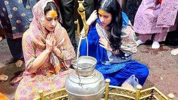 Sara Ali Khan visits Grishneshwar Jyotirlinga in Verul; see pics