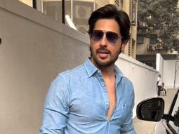 Sidharth Malhotra looks dapper in a blue shirt as he gets clicked by paps
