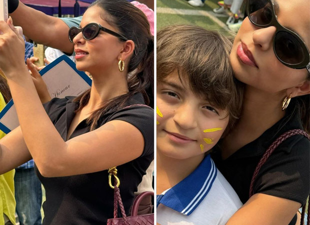 Suhana Khan cheers for younger brother AbRam at school Sports Day; Gauri Khan shares adorable snaps