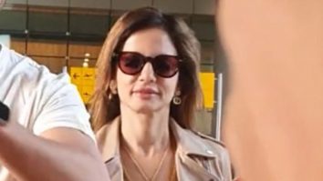 Sussanne Khan & Arslan Goni get clicked by paps at the airport