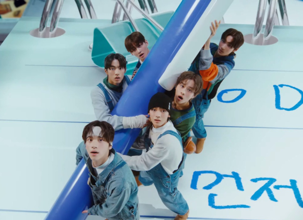 TWS, HYBE and PLEDIS Entertainment's new K-pop group, encapsulates heart-fluttering moments in high school-themed 'Plot Twist' music video, watch