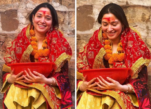 Tamannaah Bhatia embarks on a spiritual sojourn, visits Kamakhya temple with loved ones; see pics