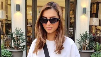 Tara Sutaria gets clicked in a casual black dress as she steps out in the city
