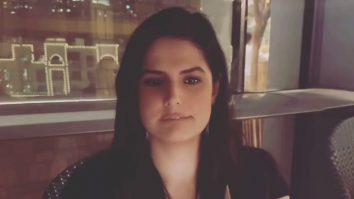 That looks delicious! Zareen Khan relishes some sweet chocolate cake