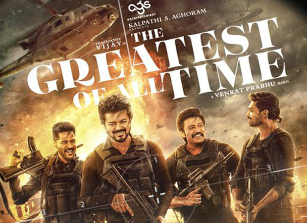 The Greatest Of All Time First look of Vijay, Prashanth, Prabhu Dheva and Ajmal sees them sport military uniforms and wield guns 