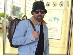 The bucket hat looks so cute on Sunny Deol!