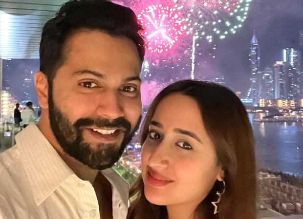 Varun Dhawan and Natasha Dalal ring in 2024 with fireworks display, watch