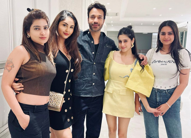 Vicky Jain parties with Bigg Boss 17 co-contestants Isha Malviya, Sana Raees Khan, and others