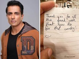 Sonu Sood gets emotional as an anonymous fan leaves a heartfelt note & pays for his dinner; says, “Really touched by this gesture”