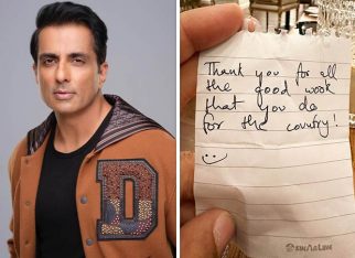 Sonu Sood gets emotional as an anonymous fan leaves a heartfelt note & pays for his dinner; says, “Really touched by this gesture”