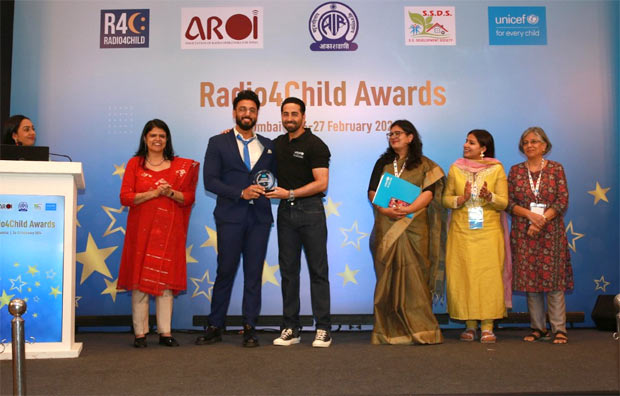 UNICEF India ambassador Ayushmann Khurrana honours radio professionals at Radio4Child awards; says, “I’m deeply invested in child rights”