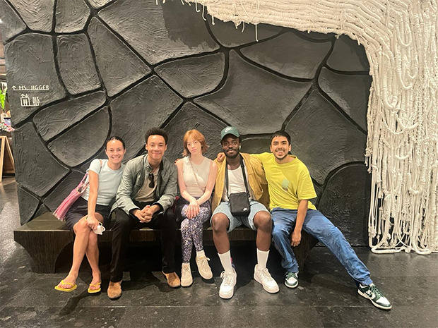 Adarsh Gourav bonds with the cast of Aliens as he commences the shoot of Ridley Scott’s prequel series in Bangkok, see pics