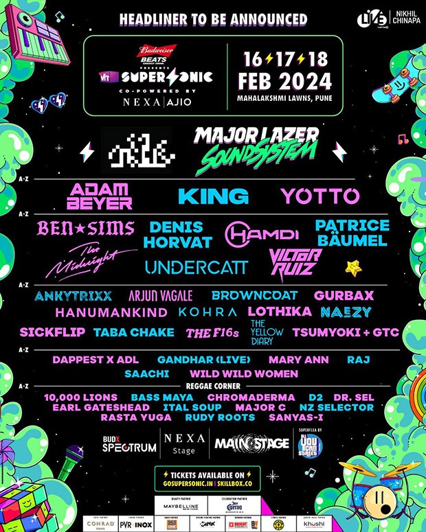 Vh1 Supersonic 2024: Naezy, Ben Sims, Undercatt, and Victor Ruiz set to ignite the stage in 9th edition line-up