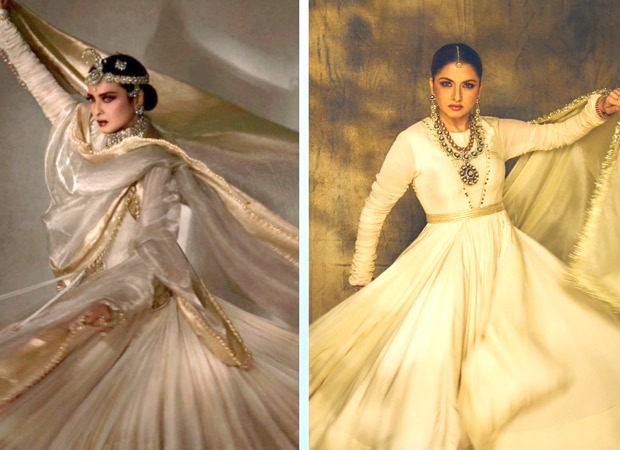 Bhagyashree creates a look inspired by Rekha's recent magazine cover