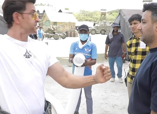 Hrithik Roshan appreciates Siddharth Anand after dropping behind-the-scenes of Squadron Leader role in Fighter: “Thank you for giving this dream wings” Hrithik Roshan appreciates Siddharth Anand after dropping behind-the-scenes of Squadron Leader role in Fighter: “Thank you for giving this dream wings”