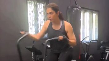 Isha Koppikar burns some calories as she hits the gym