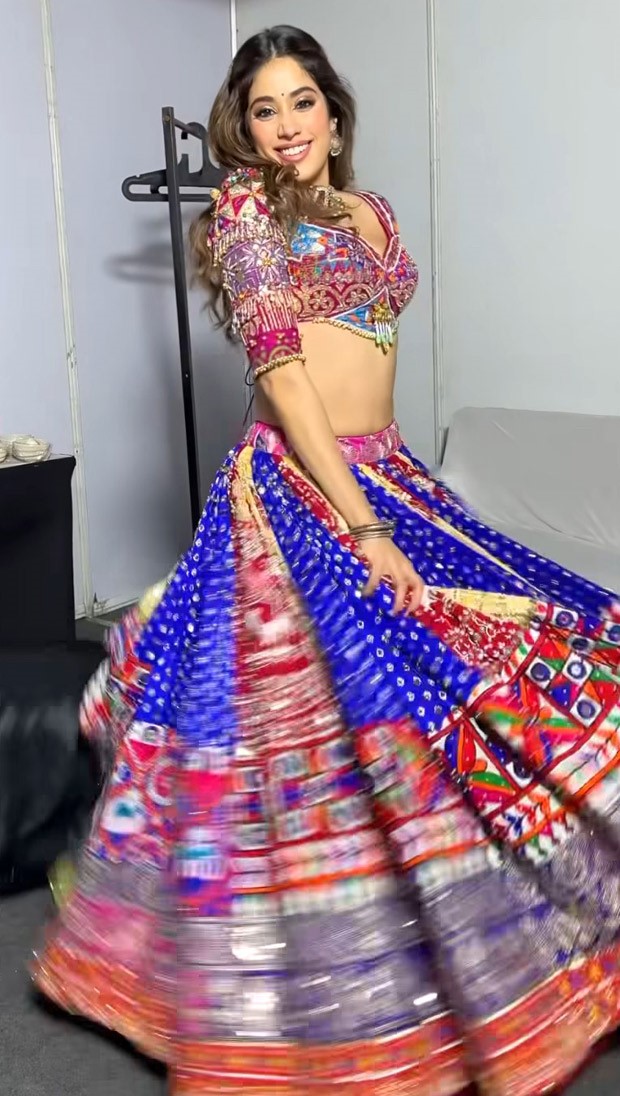 Janhvi Kapoor twirls right into our hearts in multicolored lehenga