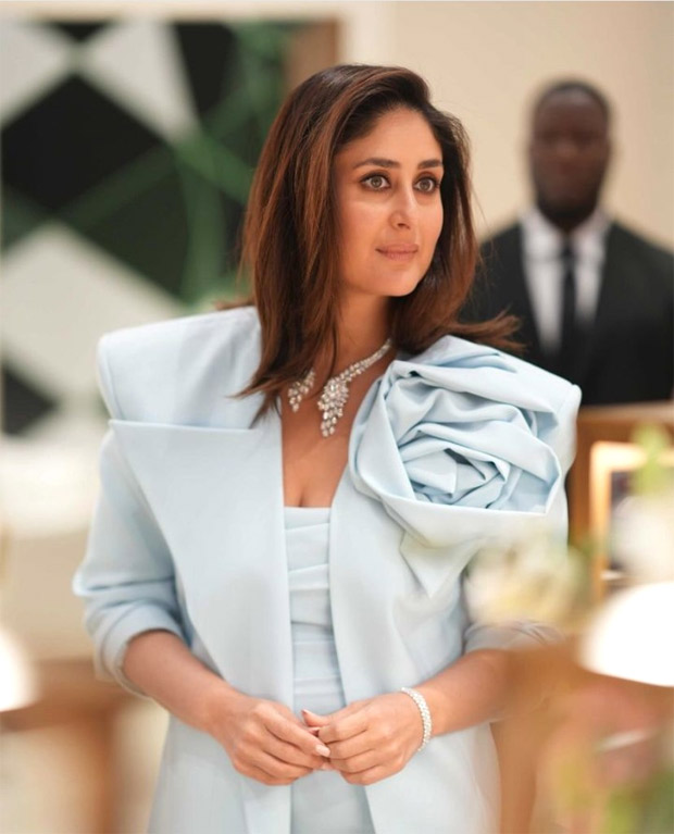 Kareena Kapoor Khan gives power fashion her own spin in pastel blue pantsuit as she attends Doha Jewellery & Watches Exhibition