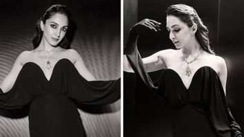 Kiara Advani is a vision of pure old-world Hollywood charm in black Ysl gown and velvet gloves at star-studded event in Dubai