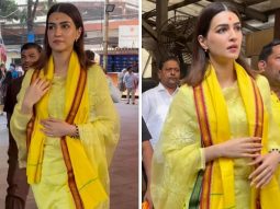 Kriti Sanon seeks blessings at Siddhivinayak temple ahead of Teri Baaton Mein Aisa Uljha Jiya release