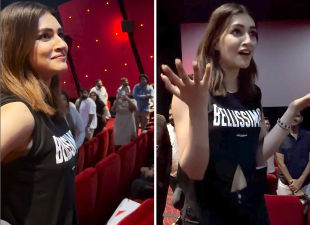 Kriti Sanon delights fans with surprise visit at Teri Baaton Mein Aisa Uljha Jiya screening; watch