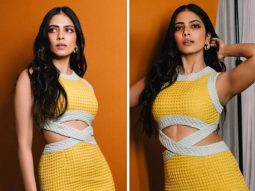 Malavika Mohanan is brighter than sunshine in yellow cut-out dress worth Rs.42,400