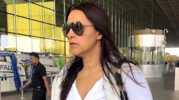 Neha Dhupia strikes a cool pose amidst fun banter with paps