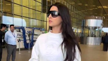 Nora Fatehi opts for an all white airport look as she gets clicked