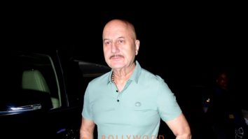 Photos: Anupam Kher and Russell Peters snapped at Gigi restaurant in Bandra