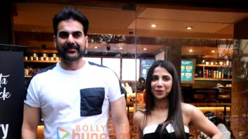 Photos: Arbaaz Khan and Sshura Khan snapped in Bandra