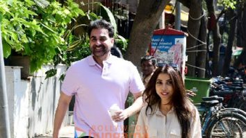 Photos: Arbaaz Khan and Sshura Khan spotted outside a cafe in Bandra