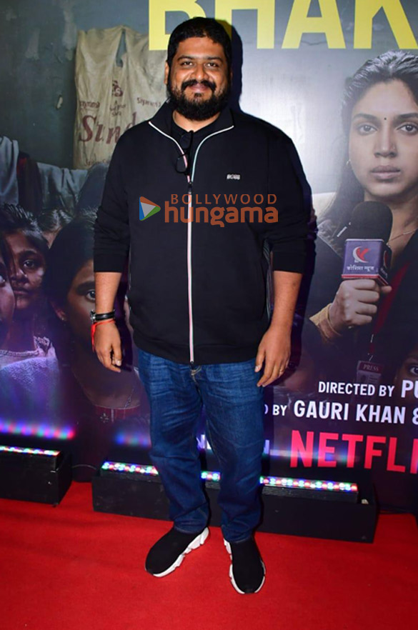 photos bhumi pednekar and others grace the premiere of bhakshak 1