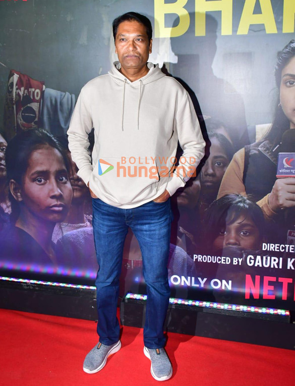 photos bhumi pednekar and others grace the premiere of bhakshak 11