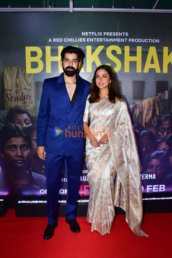 photos bhumi pednekar and others grace the premiere of bhakshak 12