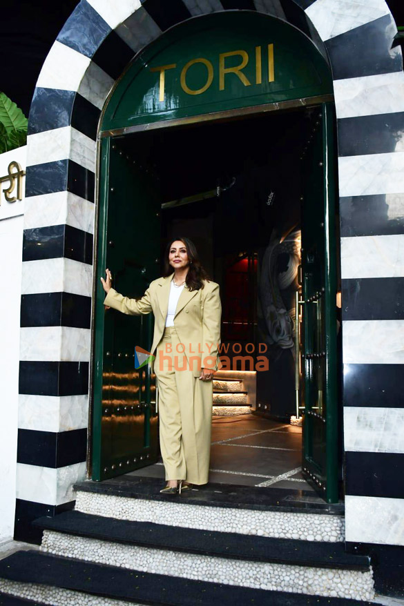 photos gauri khan snapped at the unveiling of her restaurant torii 2