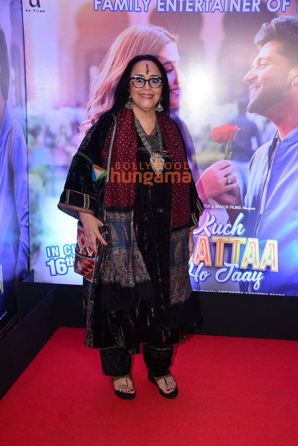 photos guru randhawa saiee manjrekar and others snapped at the special screening of kuch khattaa ho jaay 2 5