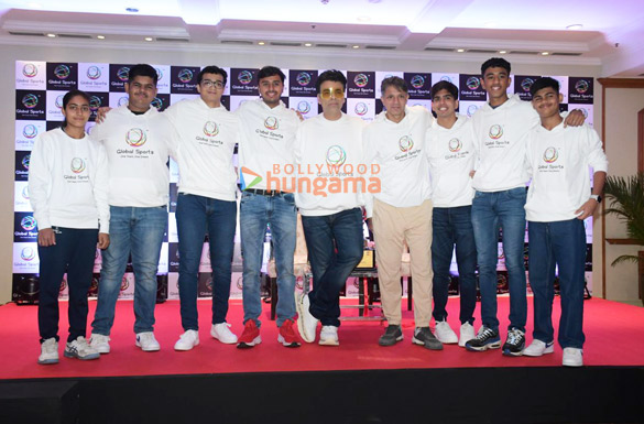 photos karan johar shashank khaitan and others were snapped at the press conference of global sports pickleball championship 9