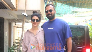 Photos: Karishma Tanna snapped with her husband in Bandra