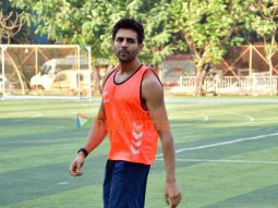 Photos: Kartik Aaryan, Abhimanyu Dassani and Aparshakti Khurana snapped at all-star FC football match in Juhu