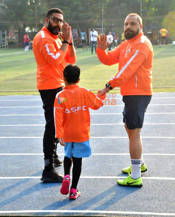 photos kartik aaryan abhishek bachchan and others snapped at all star fc football match in juhu 2