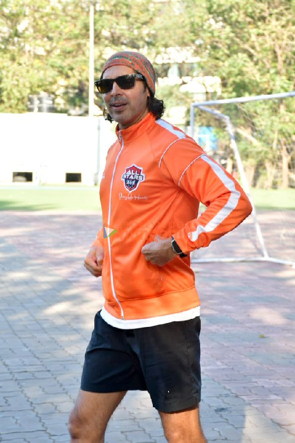 photos kartik aaryan dino morea and others snapped at all star fc football match in juhu 3