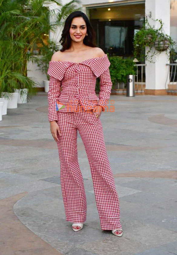 photos manushi chhillar and varun tej snapped promoting their film operation valentine 1 2