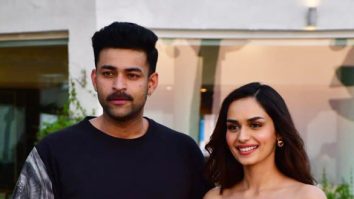 Photos: Manushi Chhillar and Varun Tej snapped promoting their film Operation Valentine
