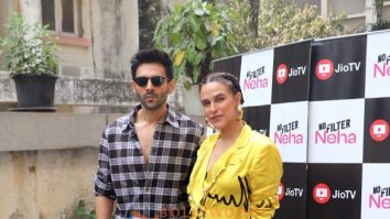 Photos: Neha Dhupia and Kartik Aaryan snapped at the recording of the new season of No Filter Neha Season 6